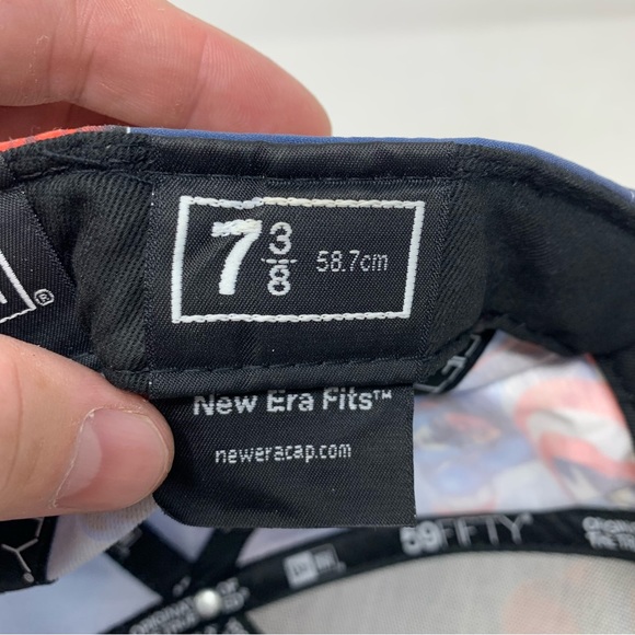 New Era OKC Thunder 59Fifty Fitted Thor Hat 7 3/8 - Picture 10 of 13